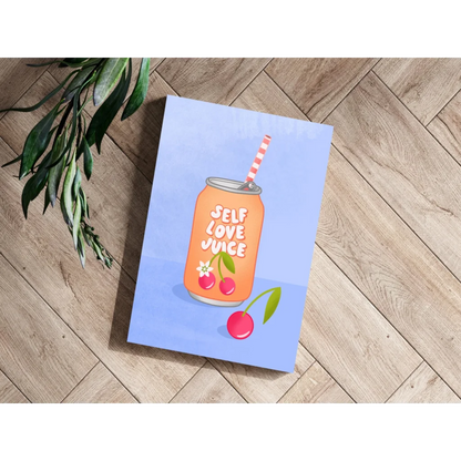 Self Love Juice Insigne Aluminum Print Pop Art | Modern Wall Art Decor | vintageantiquesgifts.com