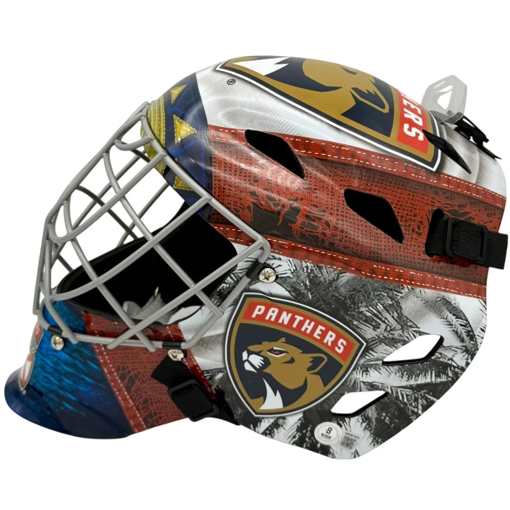 Sergei Bobrovsky autographed Florida Panthers goalie mask