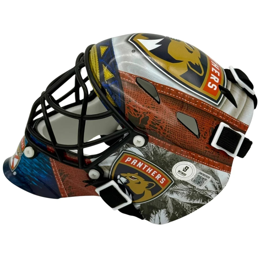 Sergei Bobrovsky autographed Florida Panthers mini goalie mask