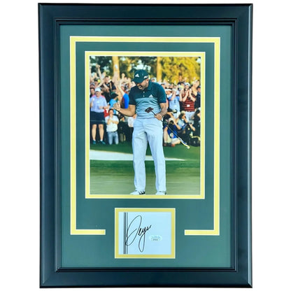 Sergio Garcia autographed Masters celebration signature series frame with McIlroy photo