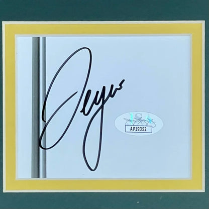 Sergio Garcia autographed Masters celebration signature series frame