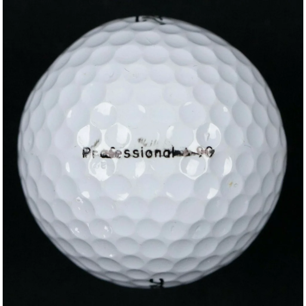 Sergio Garcia player used S-90 dimpled golf ball collectible