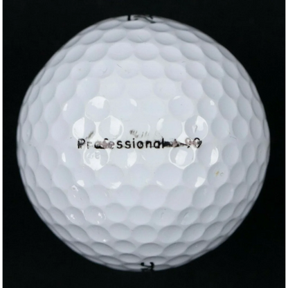 Sergio Garcia player used S-90 dimpled golf ball collectible