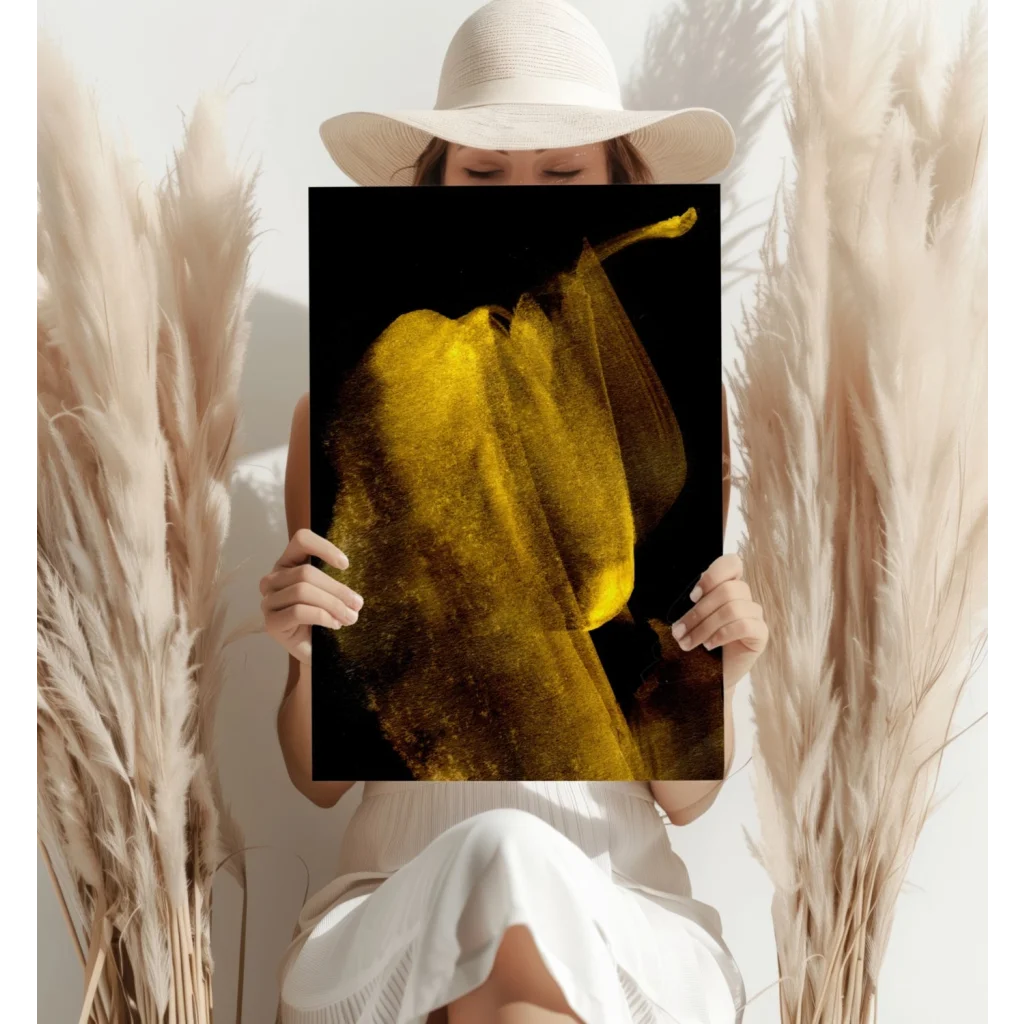 Stunning Yellow Calla Lily Insigne Aluminum Prints | Contemporary Home Wall Art | vintageantiquesgifts.com