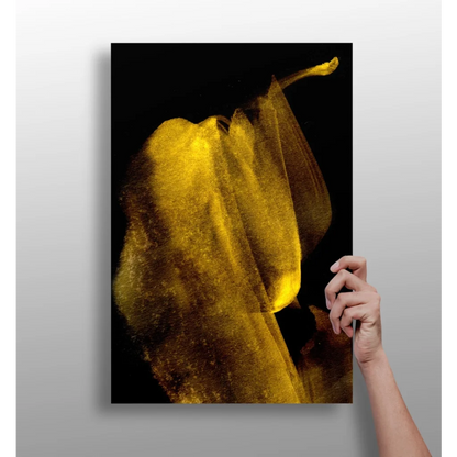 Stunning Yellow Calla Lily Insigne Aluminum Prints | Insigneart USA | vintageantiquesgifts.com
