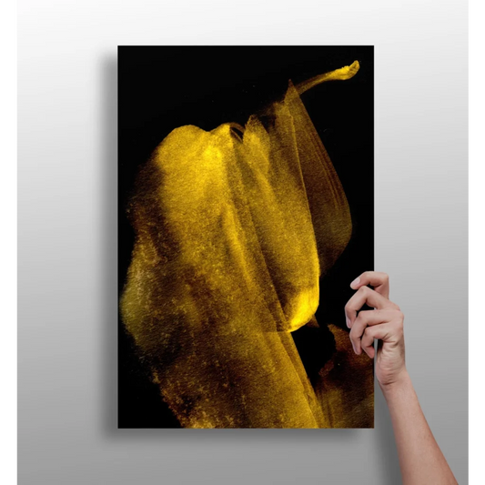 Stunning Yellow Calla Lily Insigne Aluminum Prints | Insigneart USA | vintageantiquesgifts.com