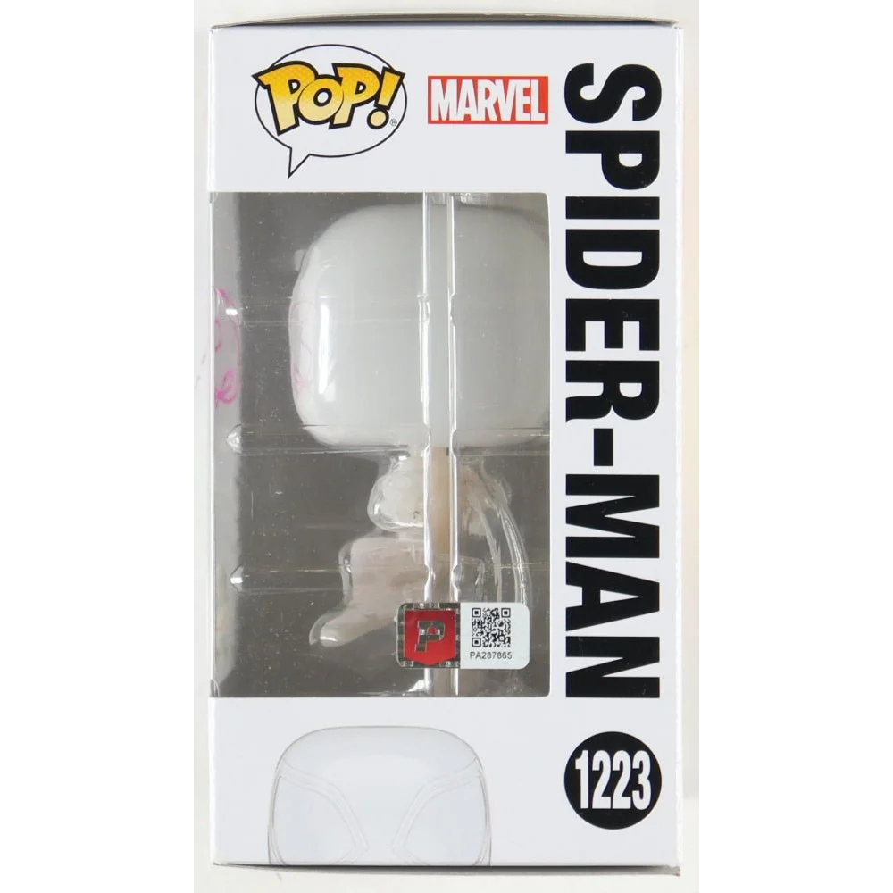 Shameik Moore signed Funko Pop Spider Verse vinyl figure in clear display box