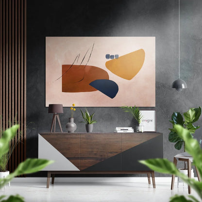 Stunning Brushed Aluminium Dibond Geometric Wall Art | Insigneart USA | vintageantiquesgifts.com