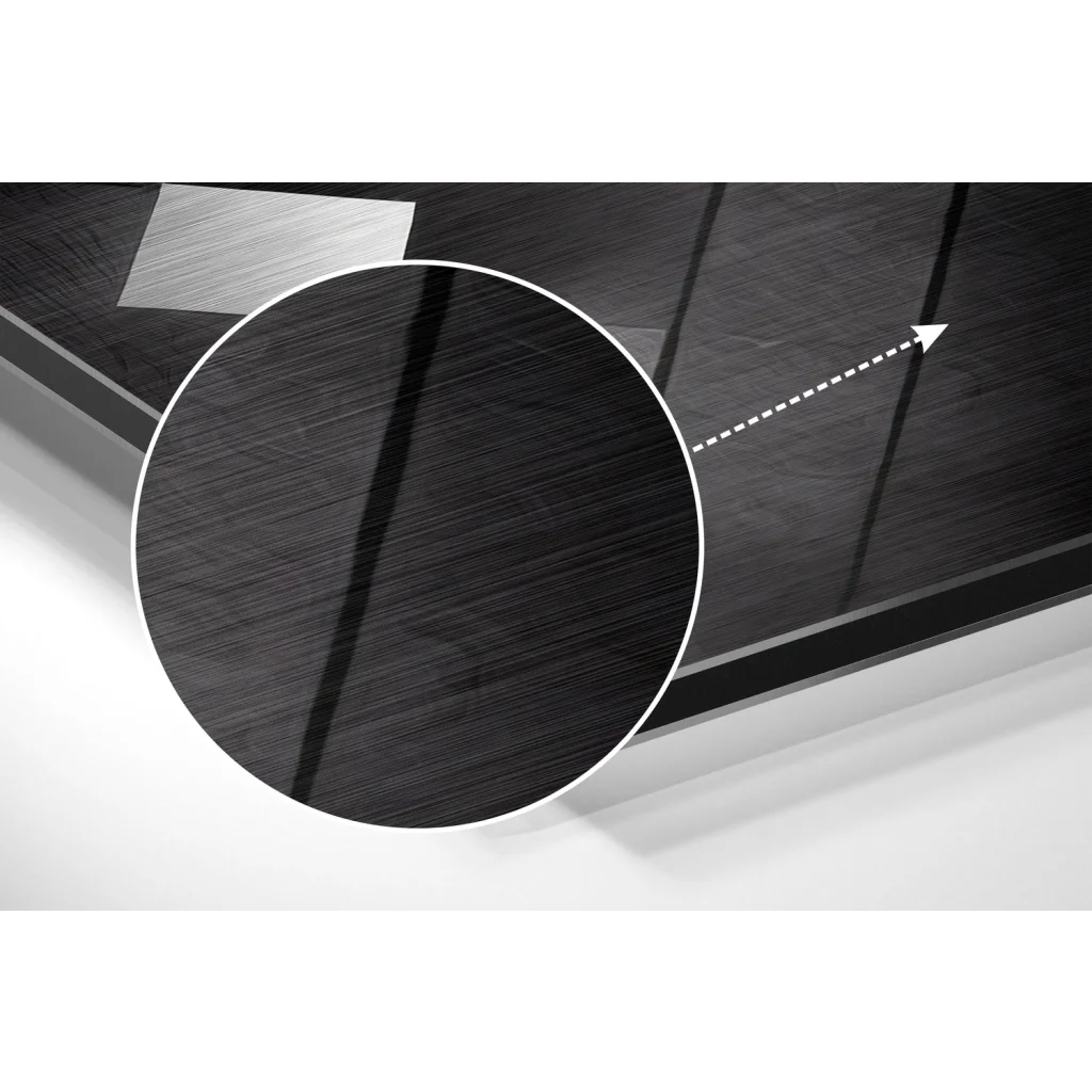 Shapes Brushed Aluminum Dibond Wall Art