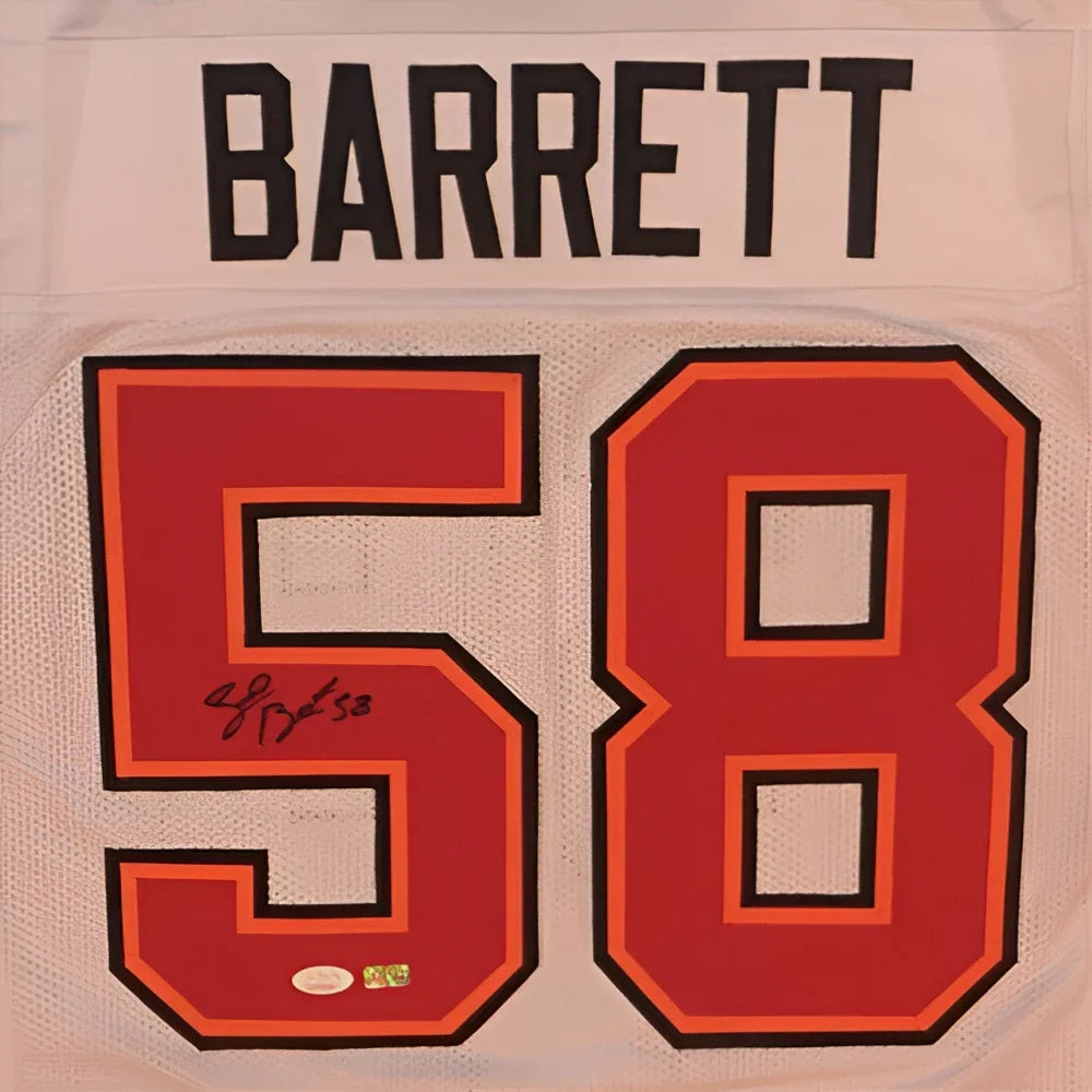 Shaquil Barrett autographed Tampa Bay white #58 custom jersey