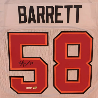Shaquil Barrett autographed Tampa Bay white #58 custom jersey