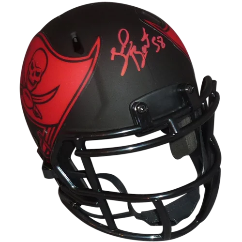 Shaquil Barrett signed Tampa Bay Buccaneers mini helmet in black and red