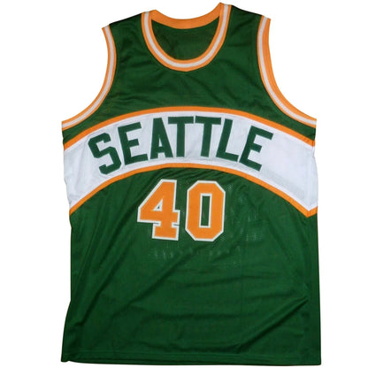 Shawn Kemp autographed Seattle green #40 basketball jersey