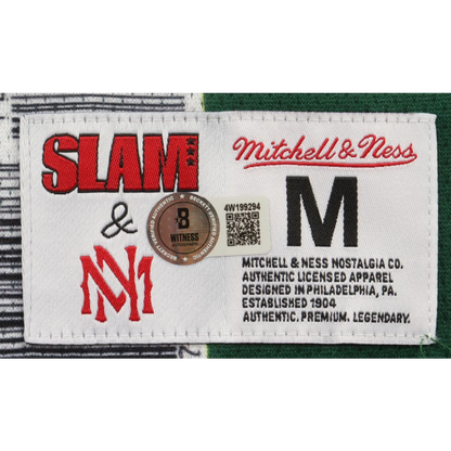 Shawn Kemp Mitchell & Ness authentic jersey white embroidered label