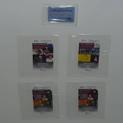 Deluxe framed Shrek movie poster with Mike Myers autographs and JSA certificates