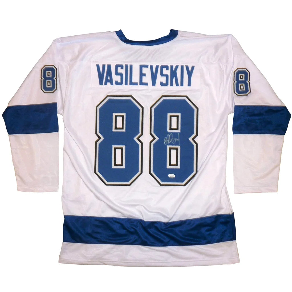 Signed Andrei Vasilevskiy Tampa Bay Vasi jersey number 88