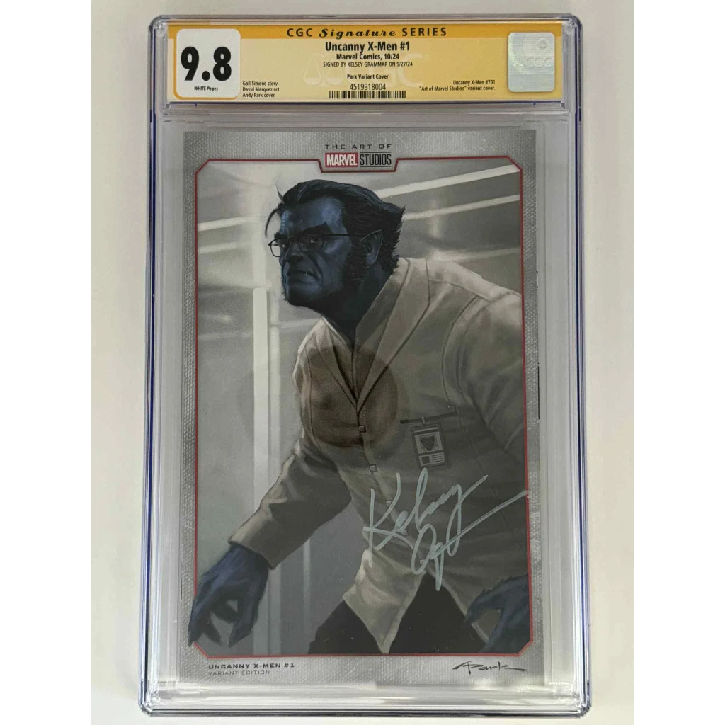 Signed Beast CGC 9.8 yellow label Andy Park exclusive virgin variant