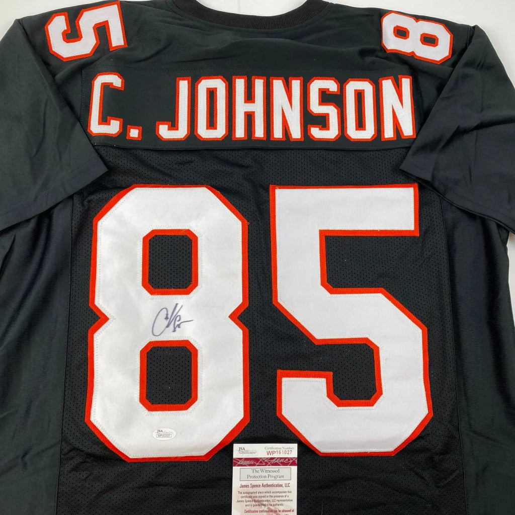 Black and orange signed custom jersey from Pro Sports Style for professional sports fans