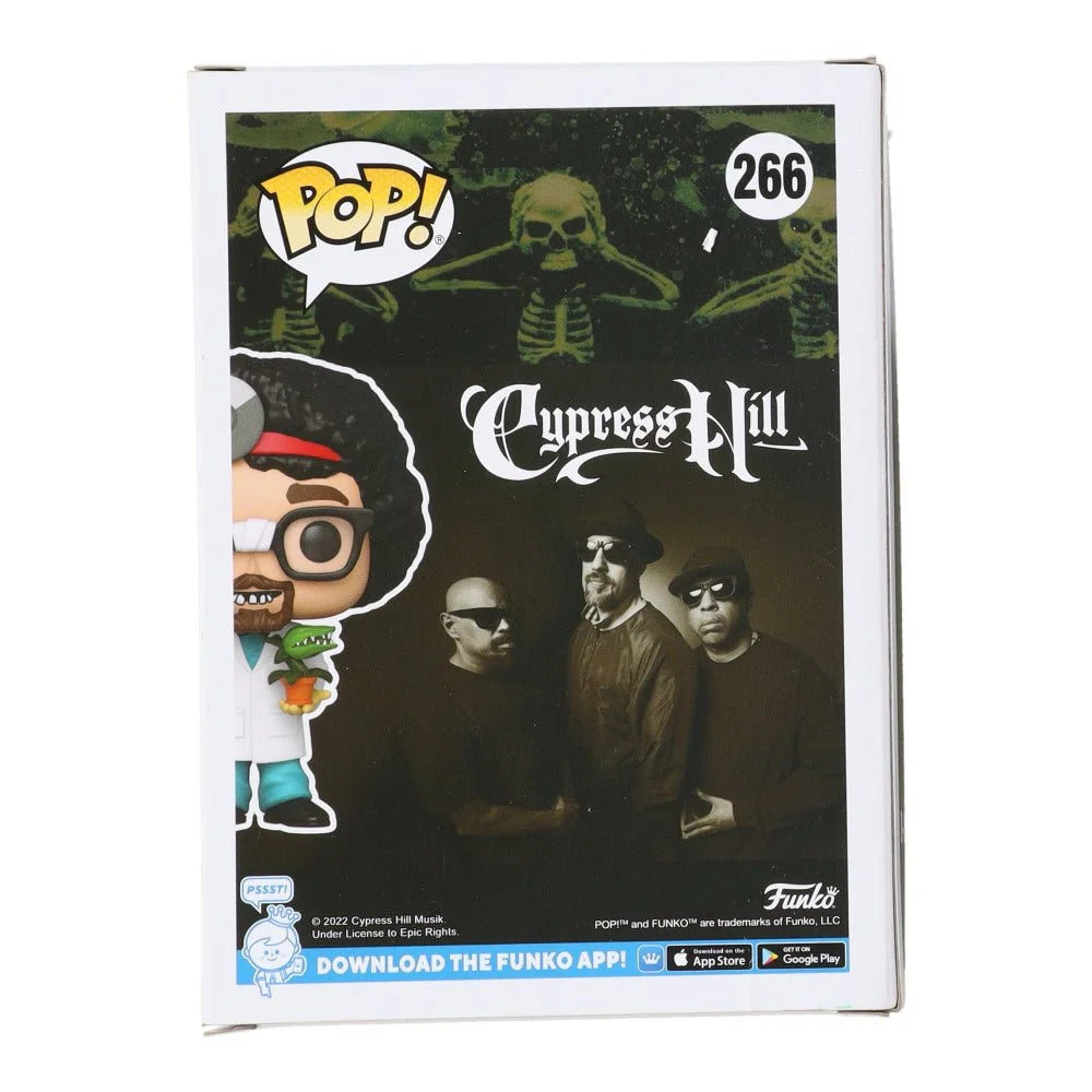 Signed Cypress Hill B Real Dr. Greenthumb Funko Pop collectible box display
