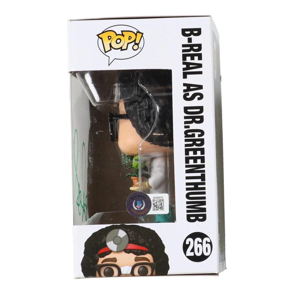 Signed Cypress Hill B Real Greenthumb Funko Pop collectible in original packaging