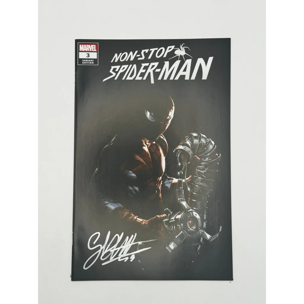 Signed Non-Stop Spider-Man #3 variant comic book from Dell Otto Exclusive collection