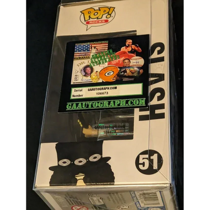 Guns N Roses Slash Pop Figure with Authenticity Sticker featuring Saul Hudson design