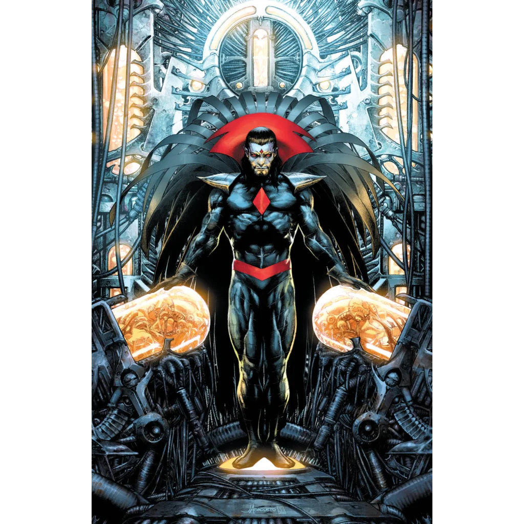 Jay Anacleto exclusive black red armored suit with glowing orange hands