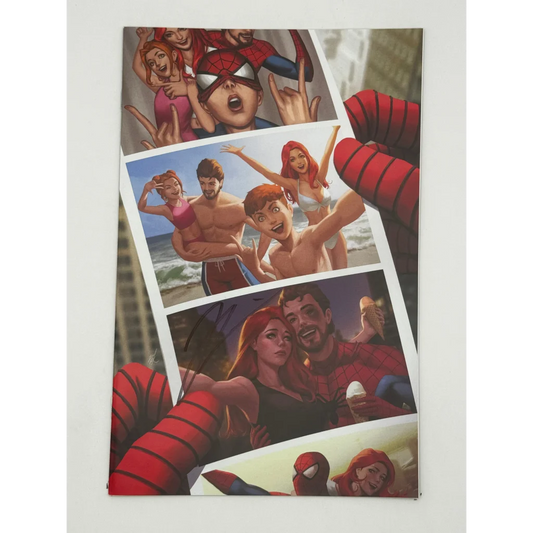 Jonathan Hickman signed Ultimate Spider-Man comic with Mary Jane and Marco Checchetto art