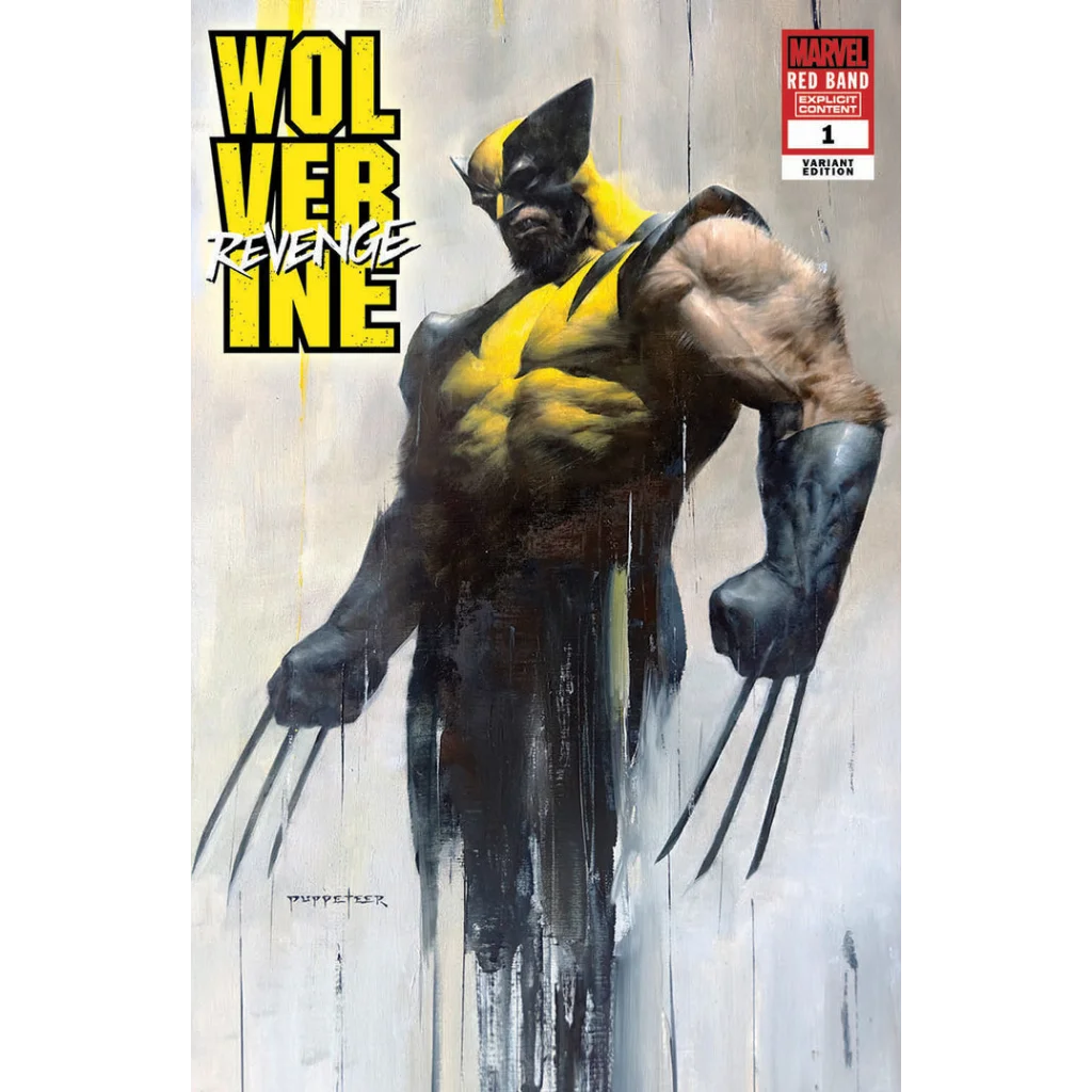 Variant comic book cover featuring Wolverine from Savage Wolverine Red Band Lee Exclusive Var
