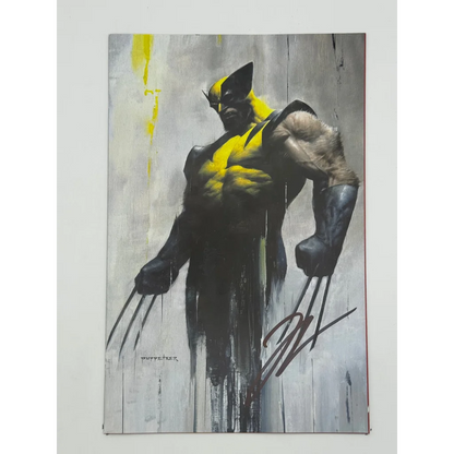 Wolverine comic cover with painted art and signature from REVENGE Red Band Unknown Comics Lee Exclusive Var