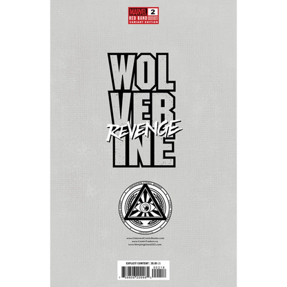 Comic book featuring Wolverine from Unknown Comics Kirkham Red Band Kirkham Exclusive