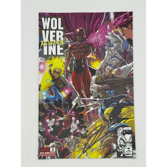 Colorful Wolverine Revenge #3 Red Band Variant comic with Marvel characters from Unknown Comics