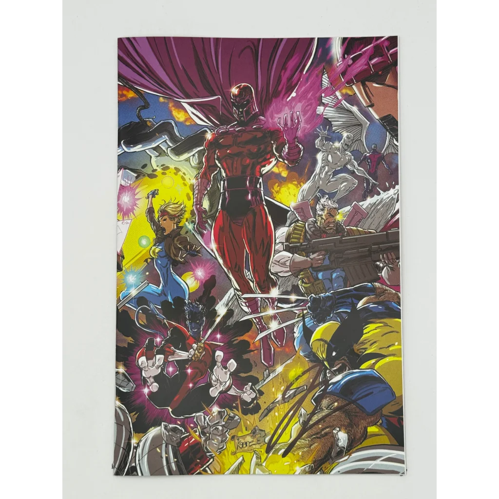 Vibrant comic cover with Marvel characters from Wolverine Revenge Red Band explicit content