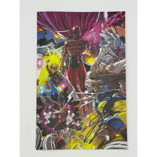 Vibrant comic cover with Marvel characters from Wolverine Revenge Red Band explicit content