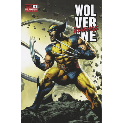 Comic book featuring Wolverine in his classic yellow and blue costume from Wolverine Revenge Red Band