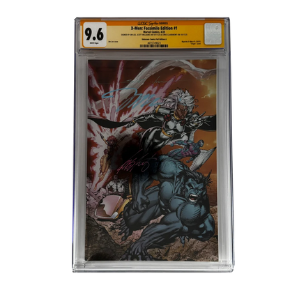 Signed Jim Lee X-Men Facsimile Edition #1 CGC Graded Slab