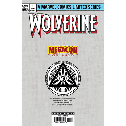 Signed Kaare Andrews Wolverine facsimile edition comic book display image