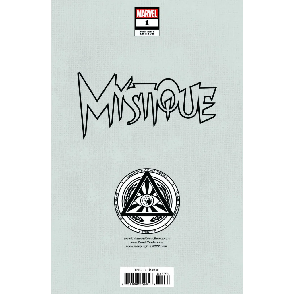 Mystique #1 Kaare Andrews Virgin Variant Comic Signed COA featuring Marvel Comics art