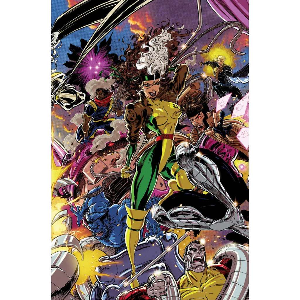 Dynamic X-Men comic cover by Kaare Andrews from Mystique #1 Virgin Variant comics Kaare