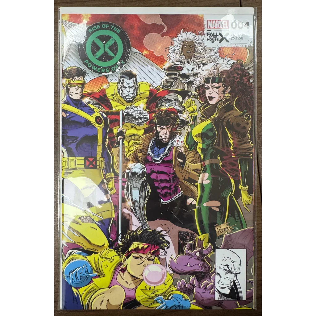 Full-color Marvel X-Men comic cover by Kaare Andrews Exclusive Signed Collector Gem