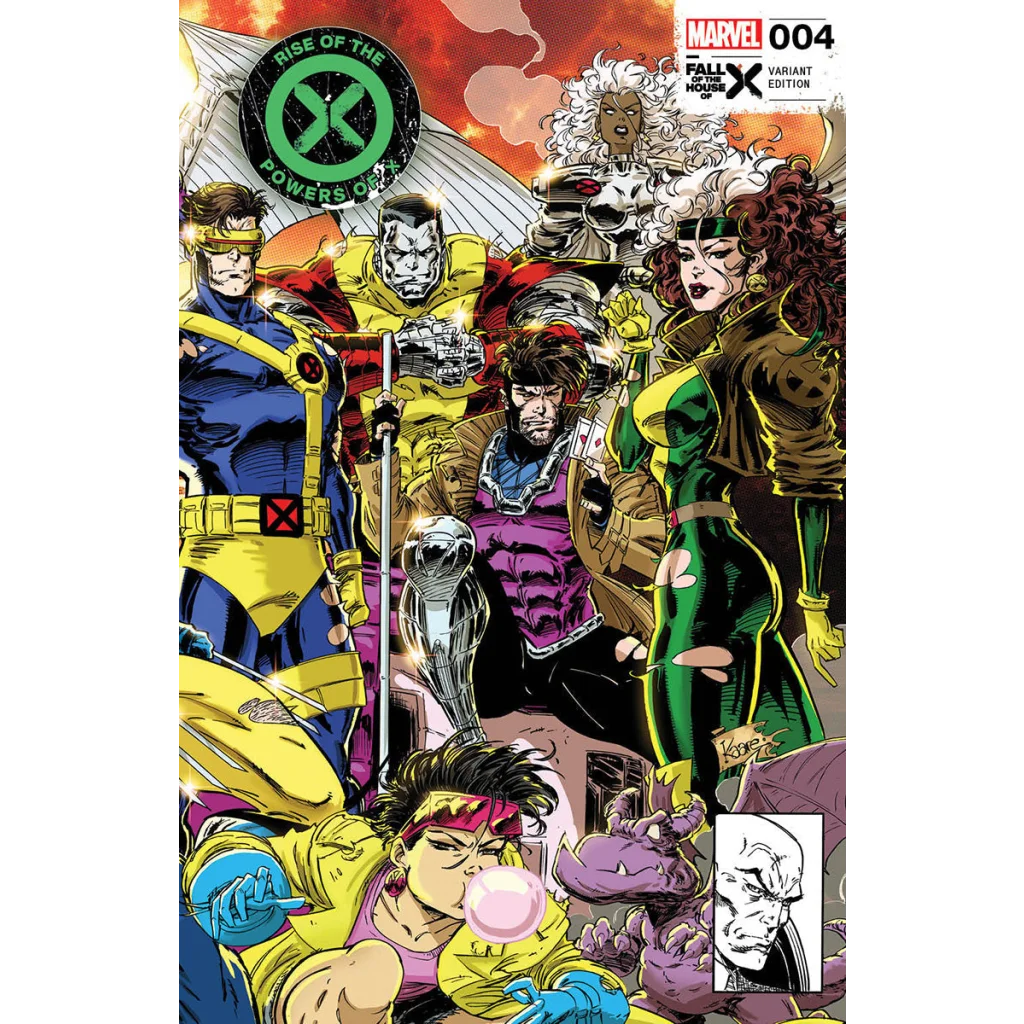 Colorful Kaare Andrews exclusive X-Men comic cover signed collector gem art