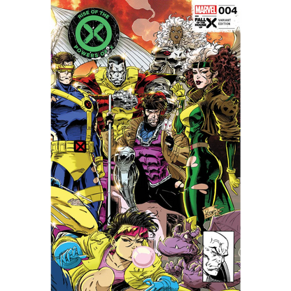 Colorful Kaare Andrews exclusive X-Men comic cover signed collector gem art