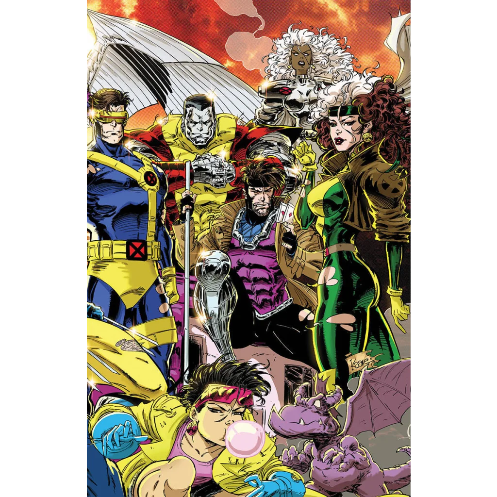 Kaare Andrews exclusive X-Men comic cover with vibrant characters for comics Kaare Andrews