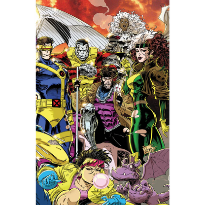 Kaare Andrews exclusive X-Men comic cover with vibrant characters for comics Kaare Andrews