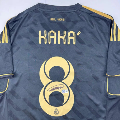 Signed Kaka Real Madrid custom jersey number 8 for professional sports fans