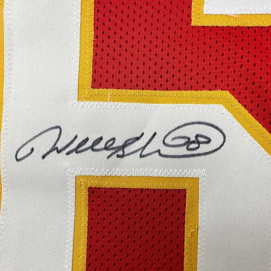 Signed Kansas City Chiefs jersey with signature for your wall