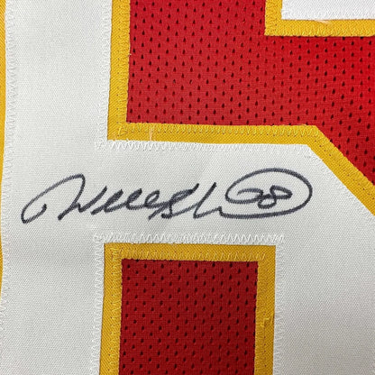 Signed Kansas City Chiefs jersey with signature for your wall