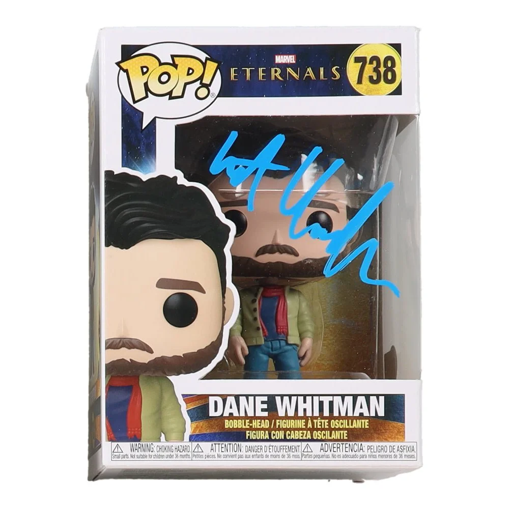 Funko Pop Dane Whitman vinyl figure with autograph, kit Harington, in original box