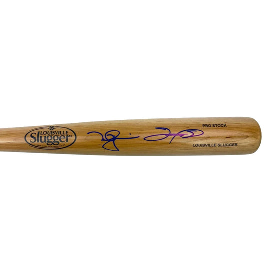 Signed Louisville Slugger Pro Stock wooden bat with autograph