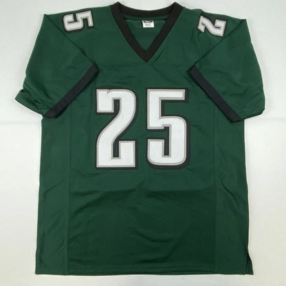 Dark green custom jersey with number 25, perfect for sports league fans and collectors